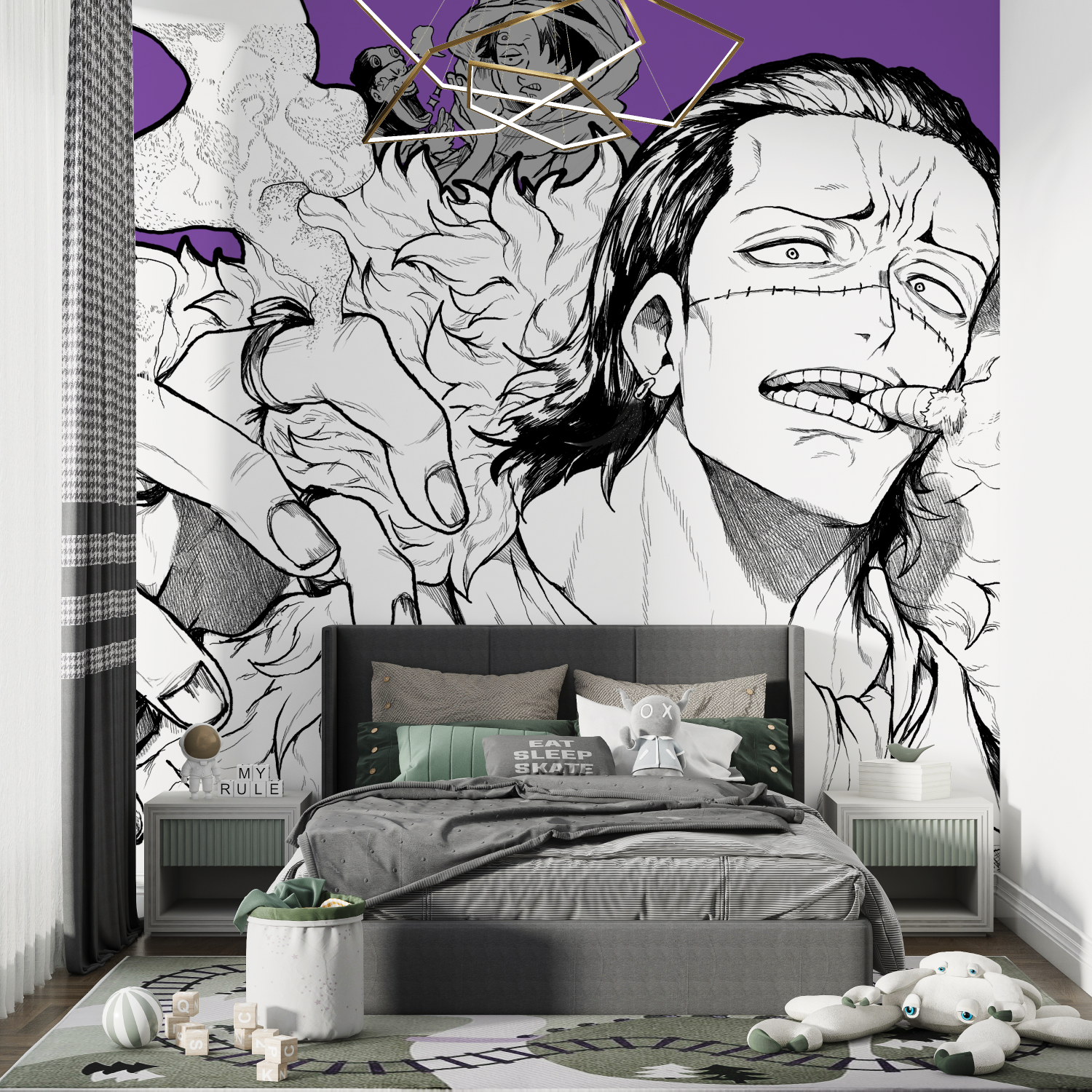 One Piece Crocodile Wallpaper.png | Murals Wallpaper