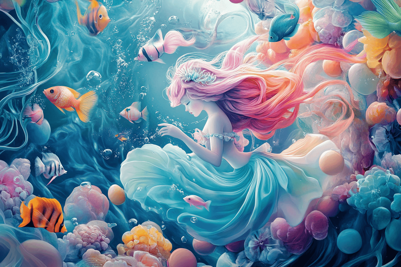 Princess Little Mermaid Wallpaper | Murals Wallpaper