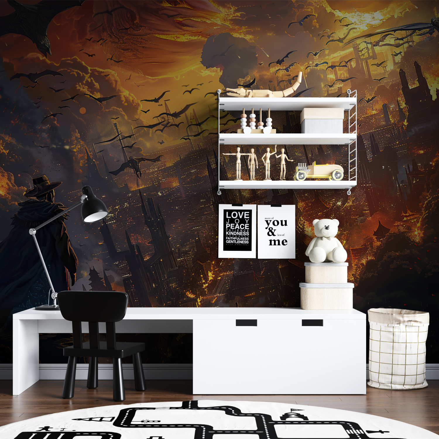 Anime Fire Kingdom Wallpaper | Murals Wallpaper