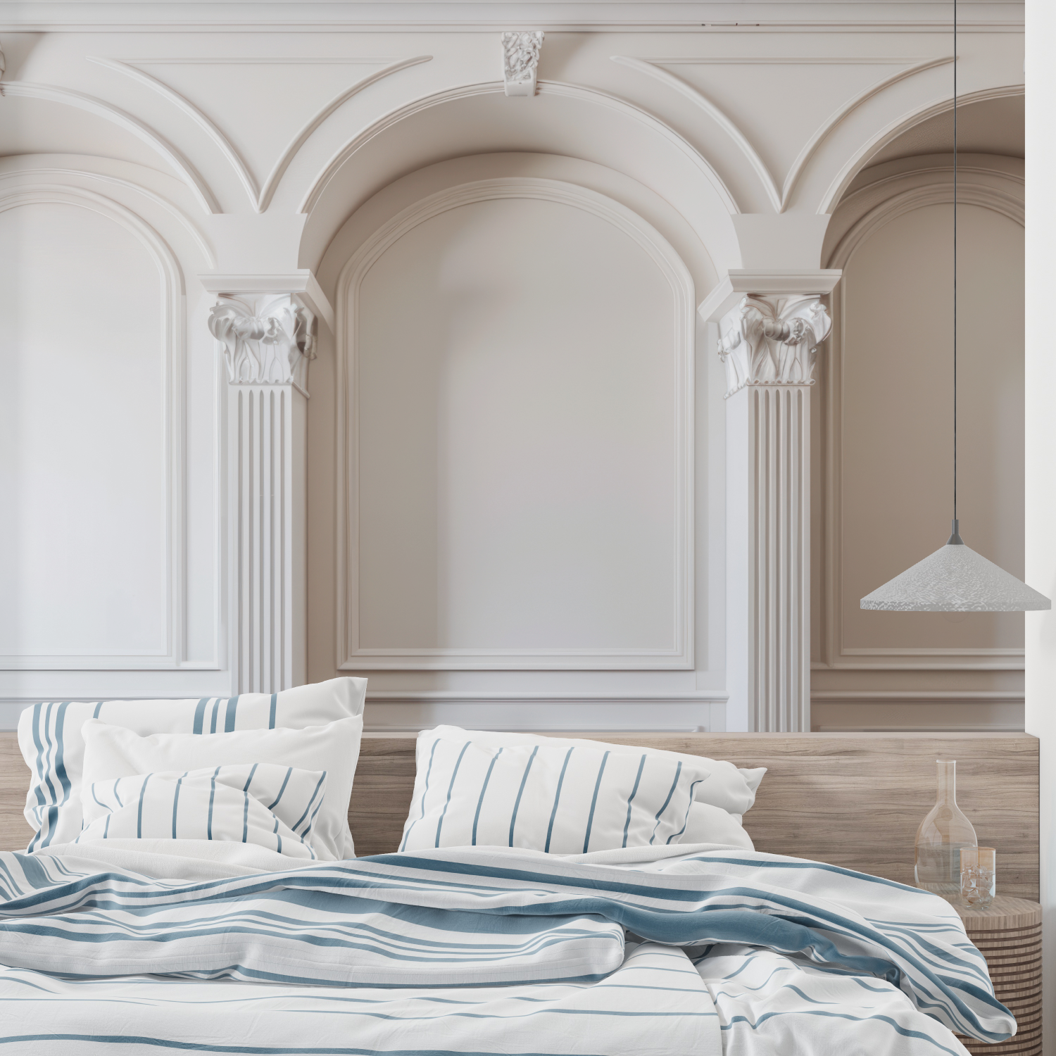 3D-Wandleistentapete | Wandbildtapete