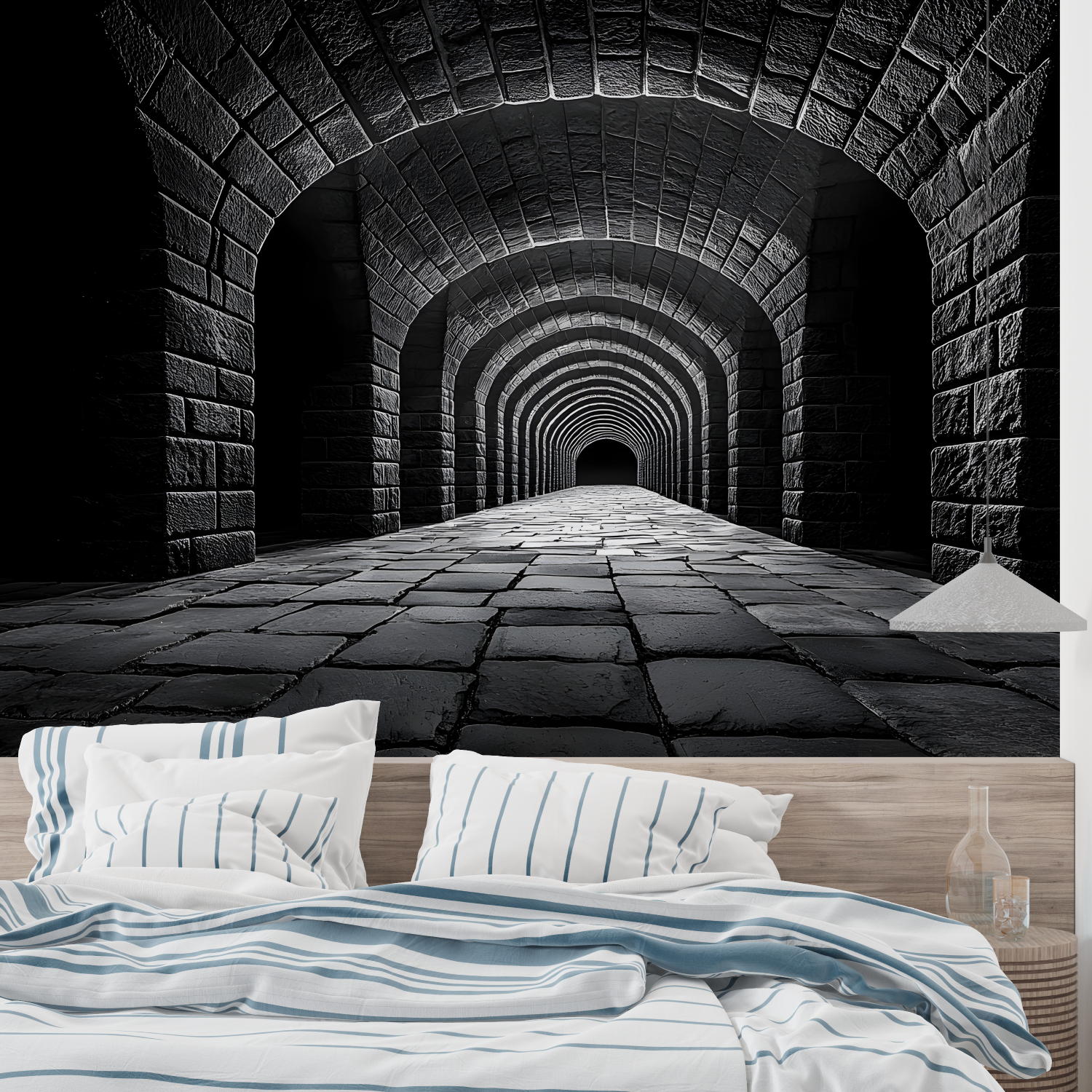 3D Wall Mural Corridor | Murals Wallpaper