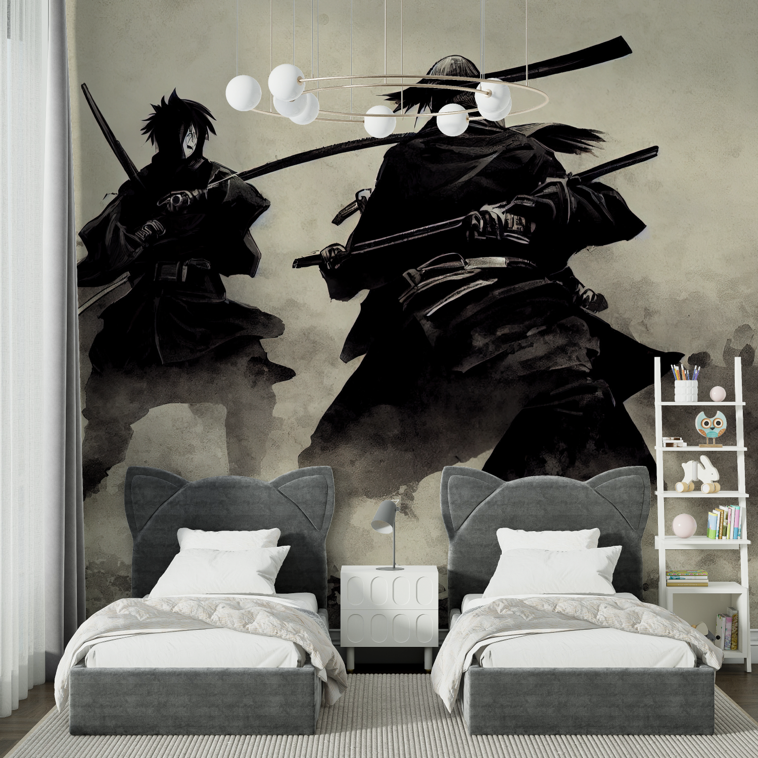 Samurai Combat Wallpaper | Murals Wallpaper