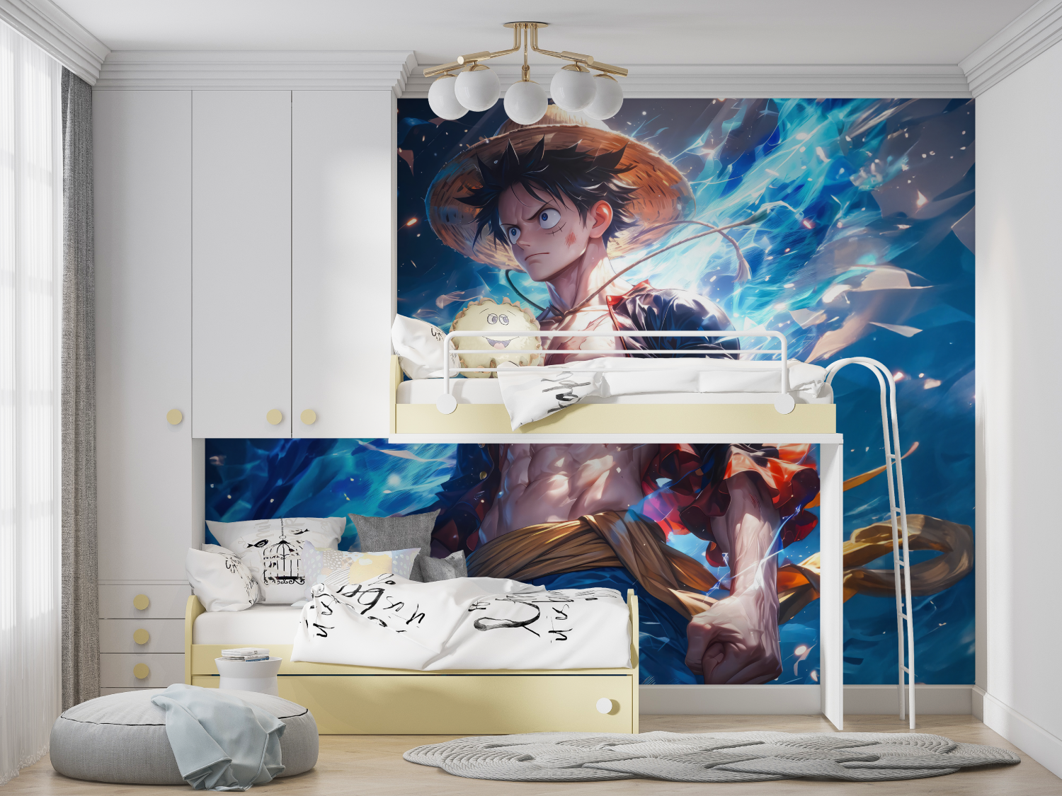 Electric Luffy One Piece Wallpaper | Murals Wallpaper