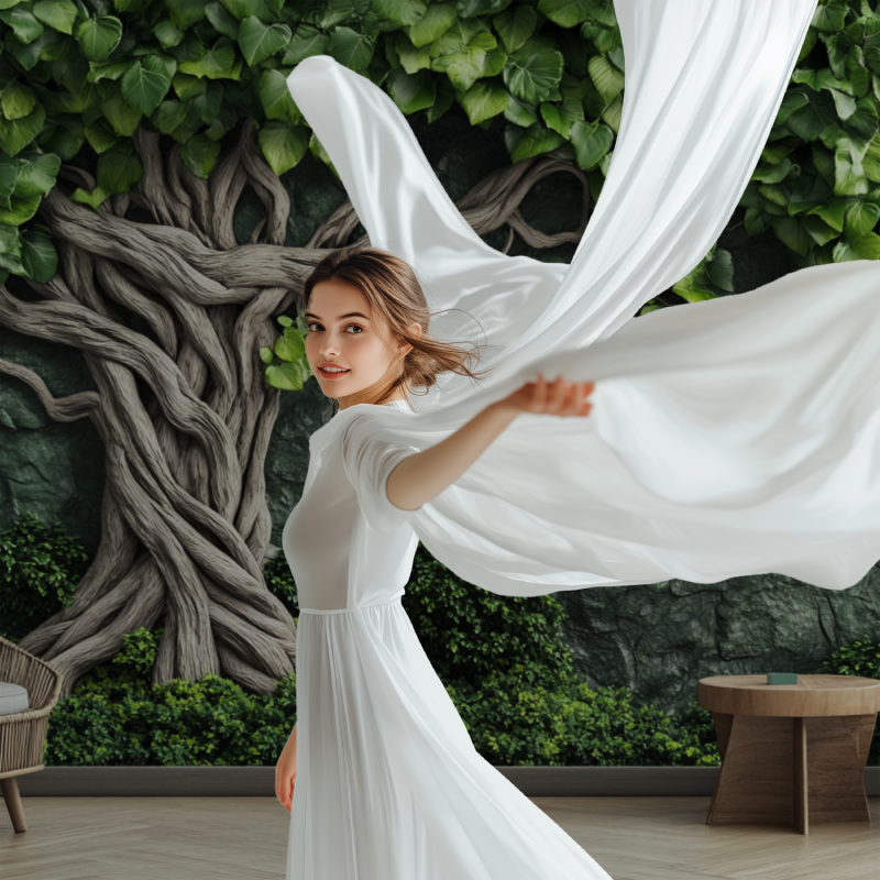 3D-Baumtapete | Wandbildtapete