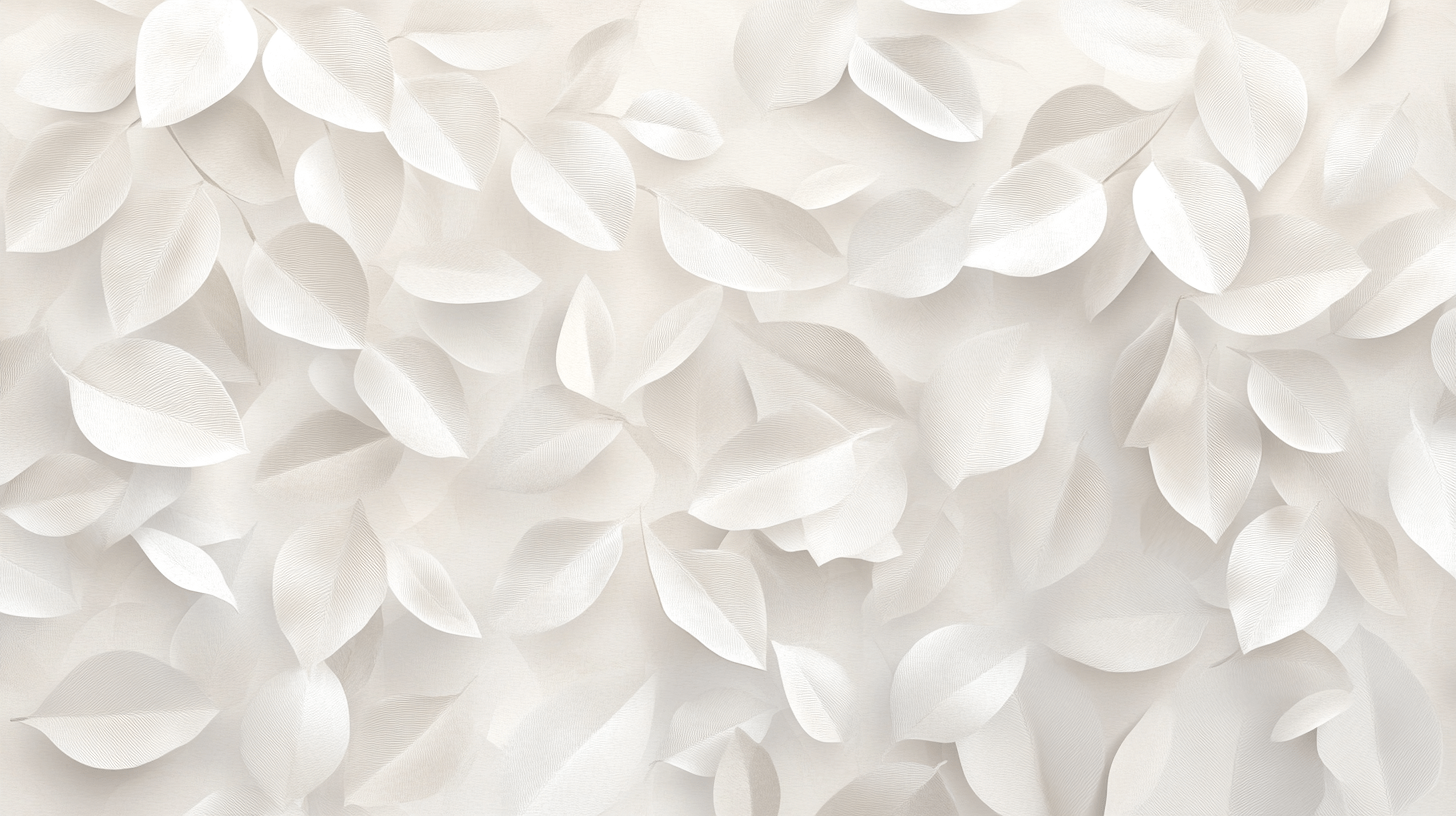 Pastel Soft Leaves Watercolor Wallpaper | Murals Wallpaper