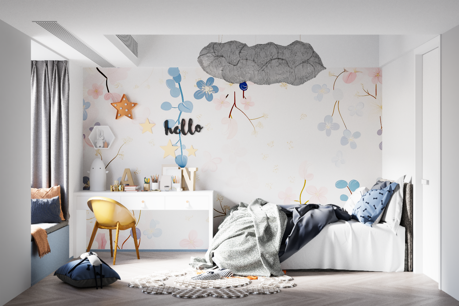 Flower Child Wallpaper | Murals Wallpaper