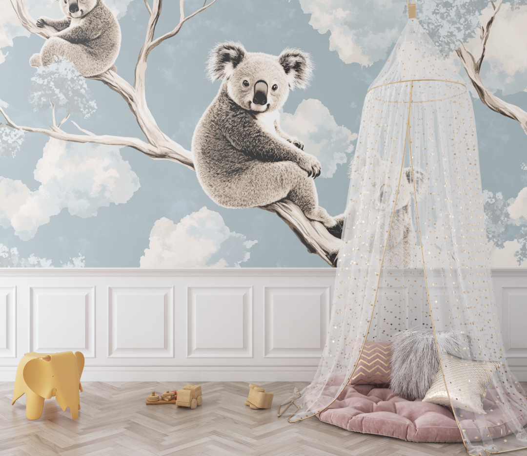 Koala Wallpaper in the Clarity of the Sky | Murals Wallpaper