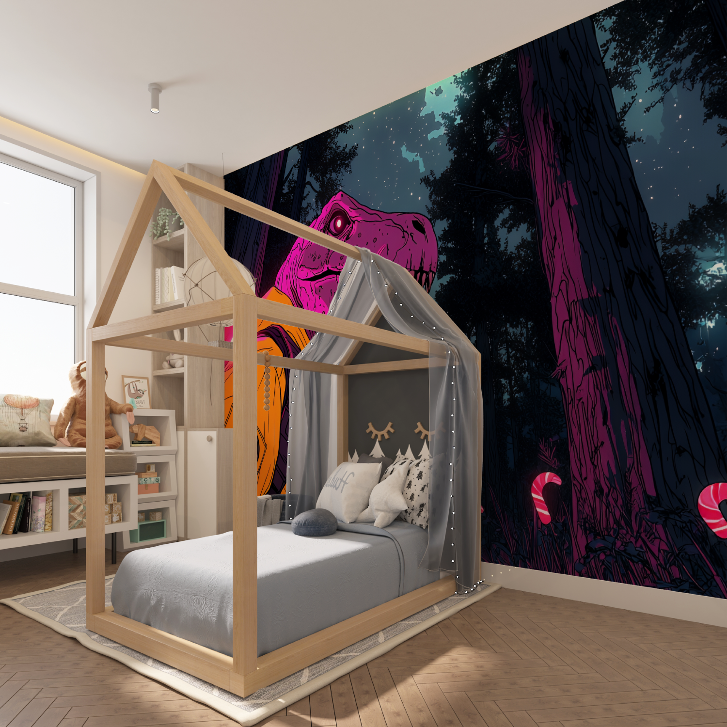 Dinosaur Anime Wallpaper | Murals Wallpaper