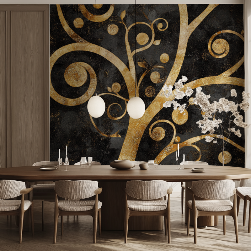 Baum des Lebens Tapete von Klimt | Murals Wallpaper