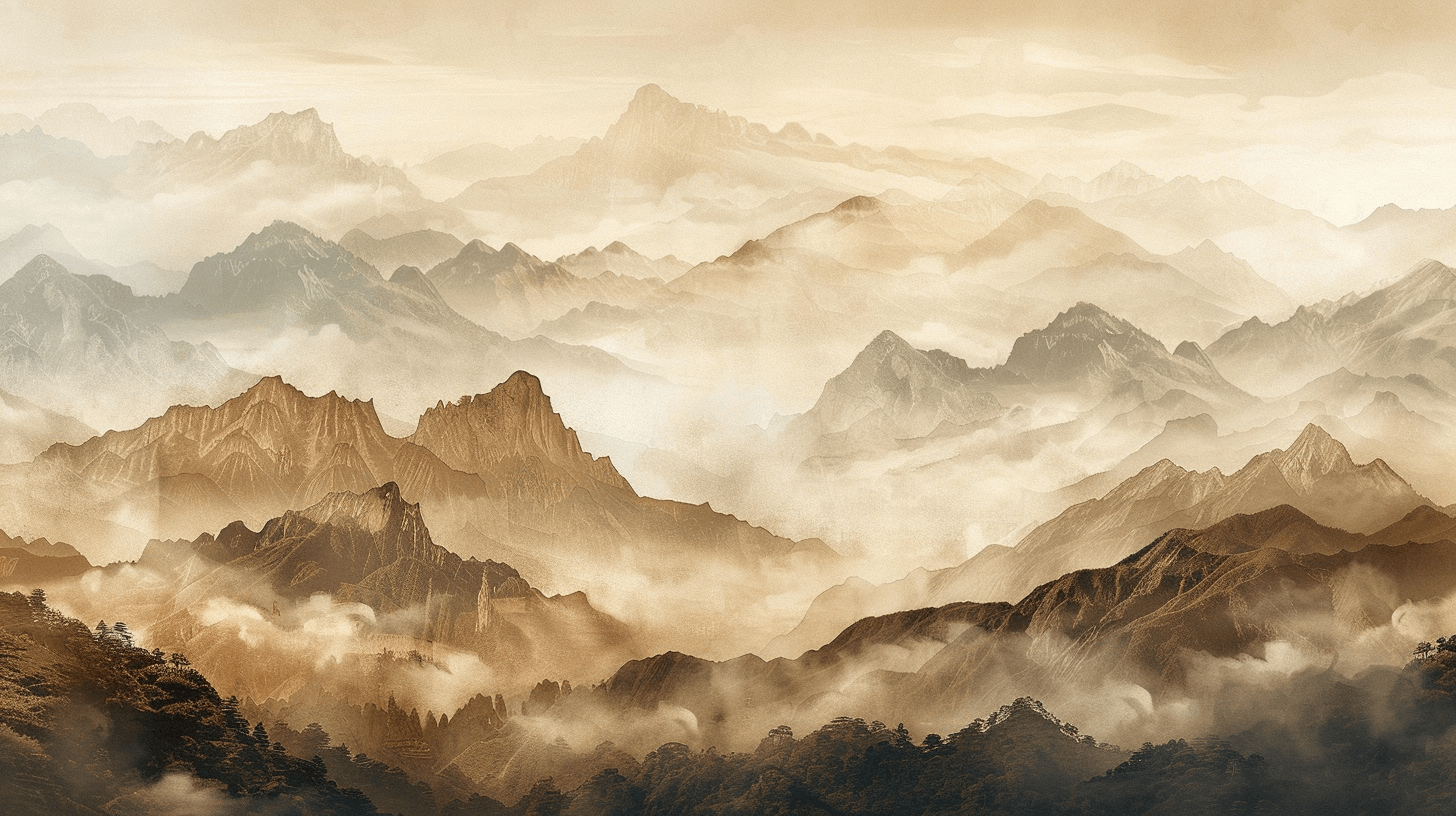 Terracotta Mountain Wallpaper | Murals Wallpaper