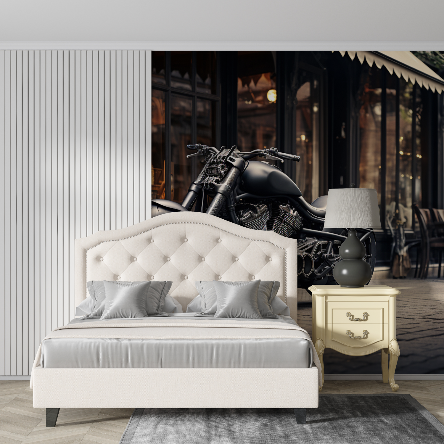 Harley Davidson Motorcycle Mural Wallpaper | Murals Wallpaper