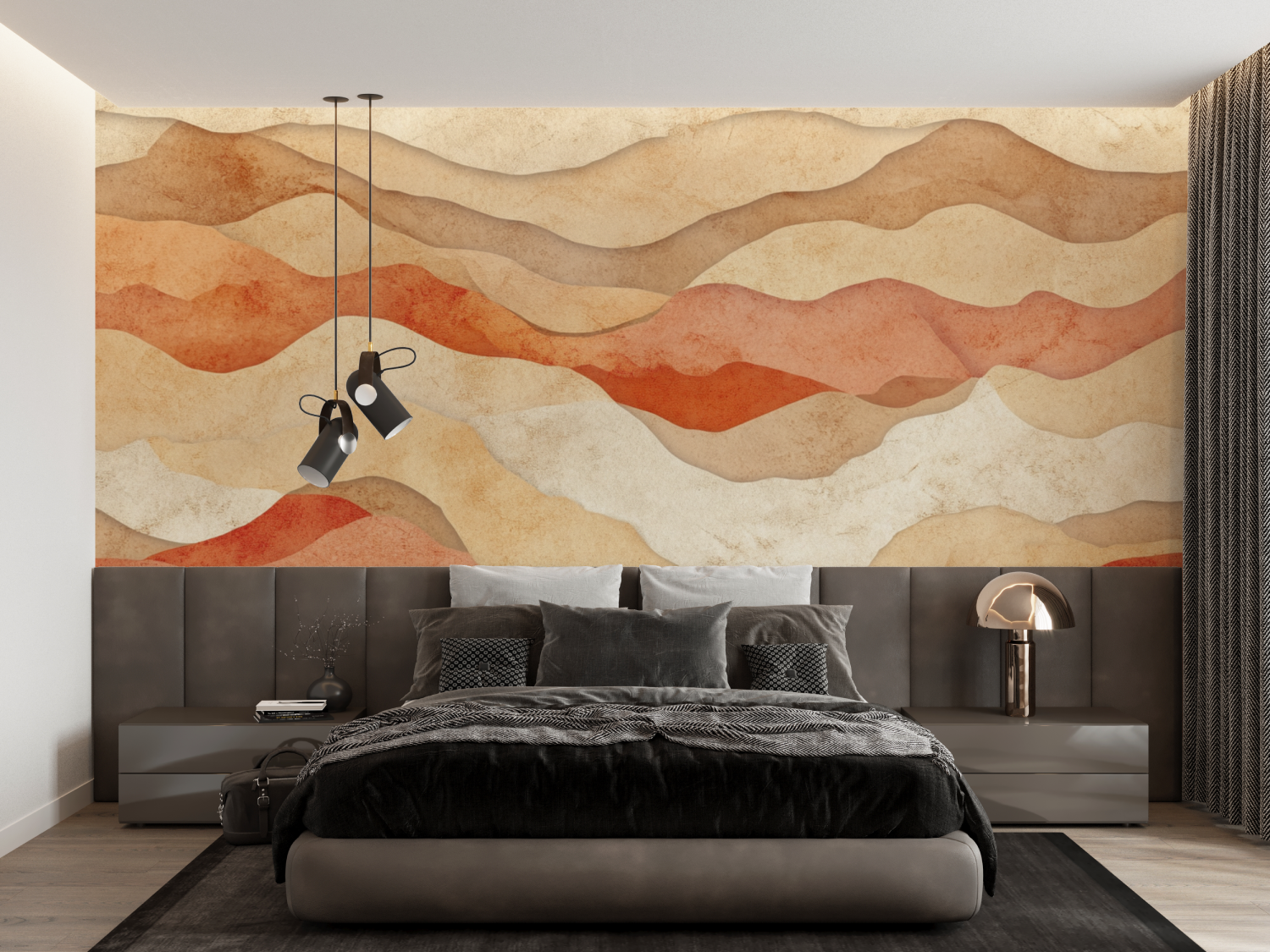Desert Dune Terracotta Wallpaper | Murals Wallpaper