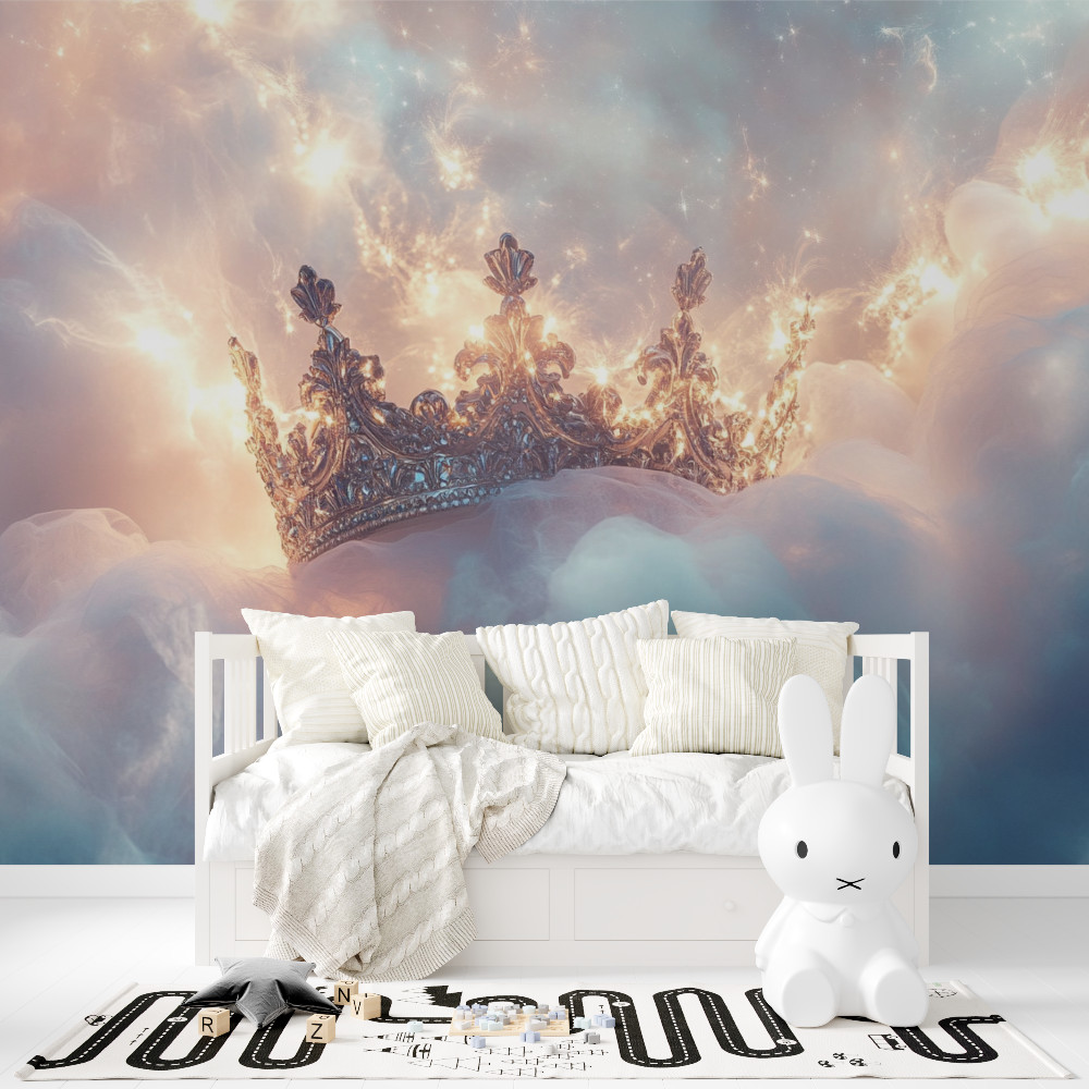 Crown and Veil Wallpaper | Murals Wallpaper