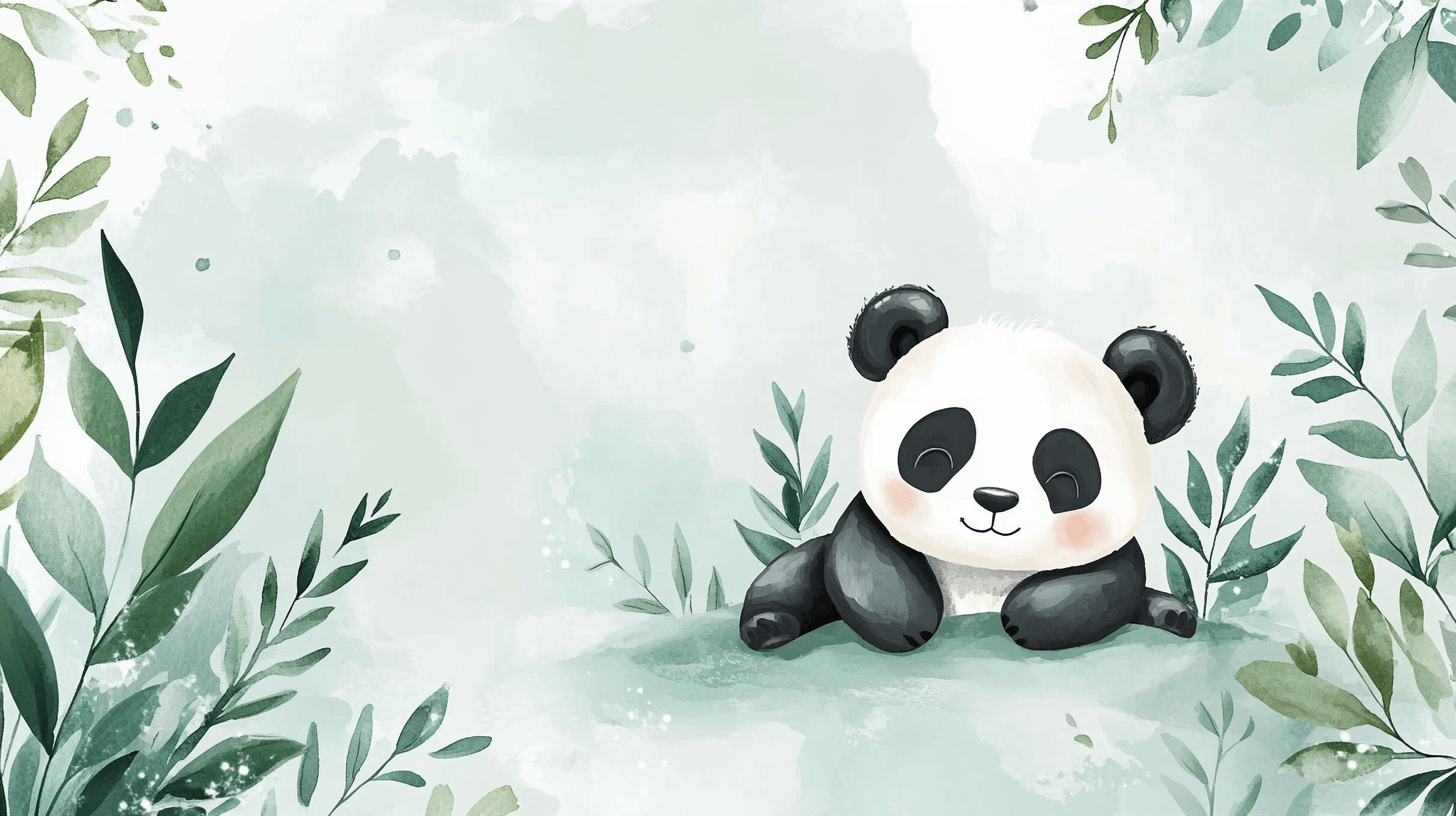 Sleeping Panda Wallpaper | Murals Wallpaper