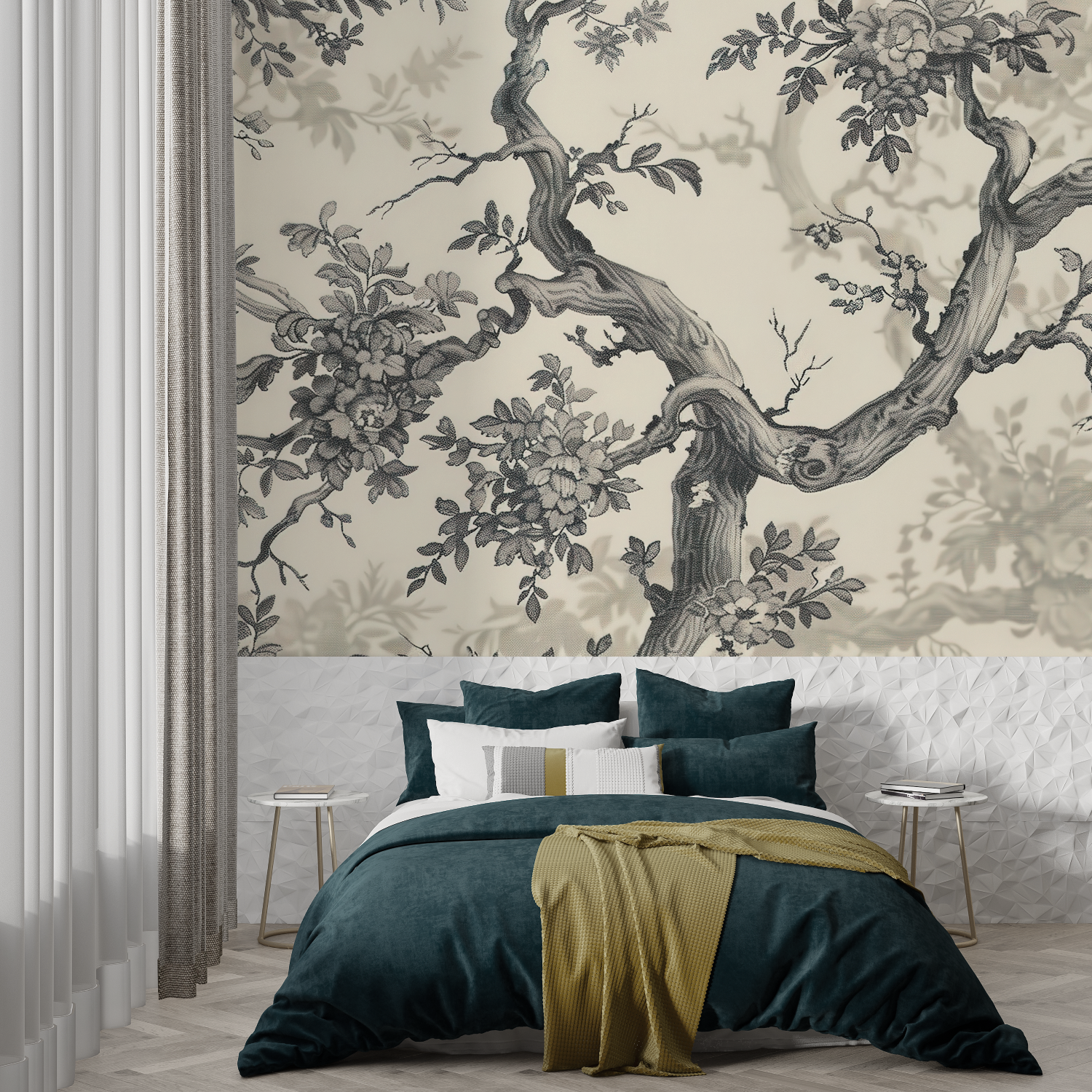 3D Toile de Jouy Wallpaper | Murals Wallpaper