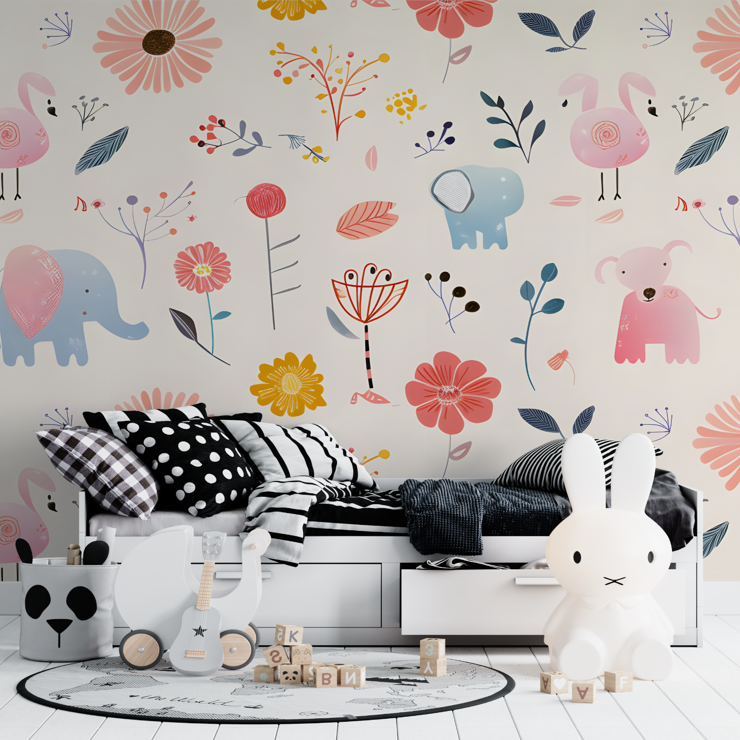 Flowering Kids Wallpaper | Murals Wallpaper