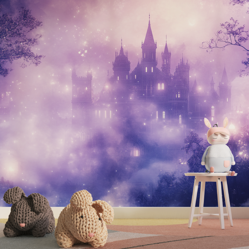 Purple Castle Wallpaper | Murals Wallpaper