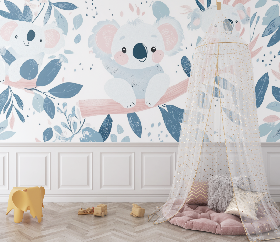 Koala Wallpaper and Nursery Ambiance | Murals Wallpaper