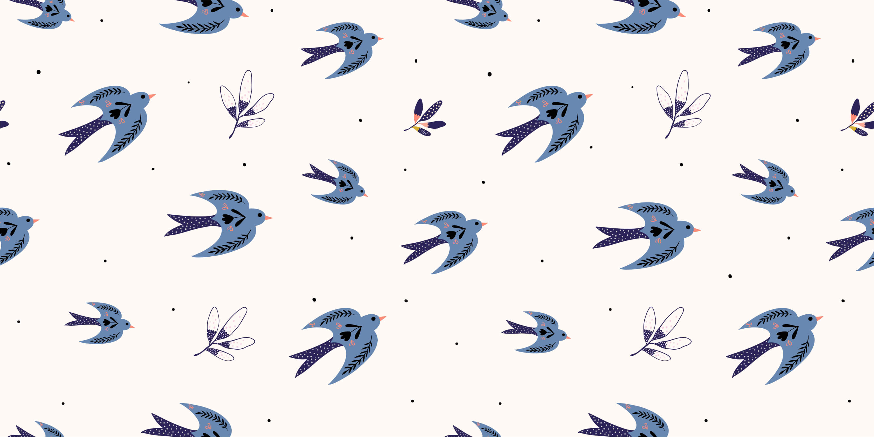Blue Bird Wallpaper | Murals Wallpaper
