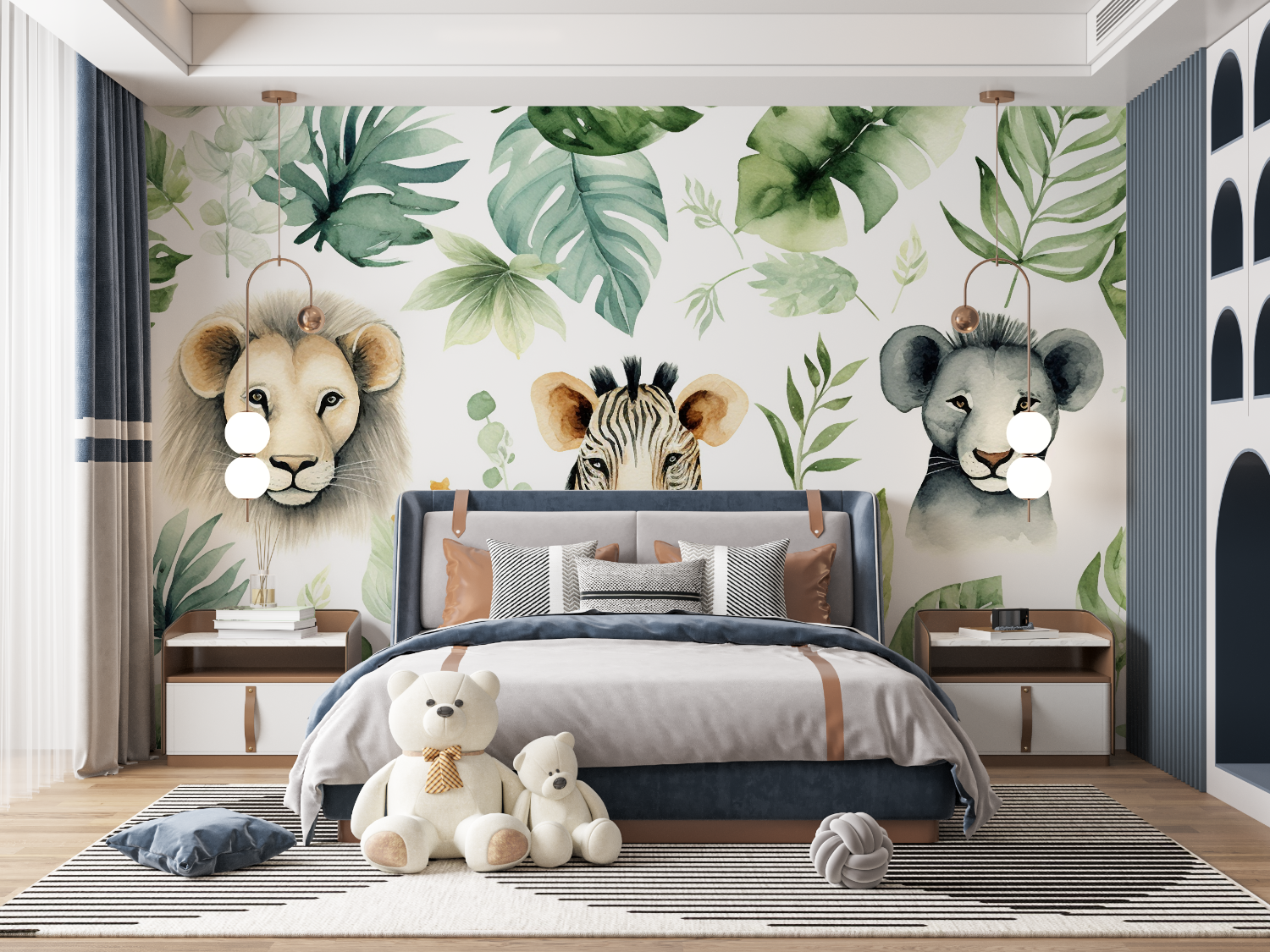 Green Kids Wallpaper | Murals Wallpaper