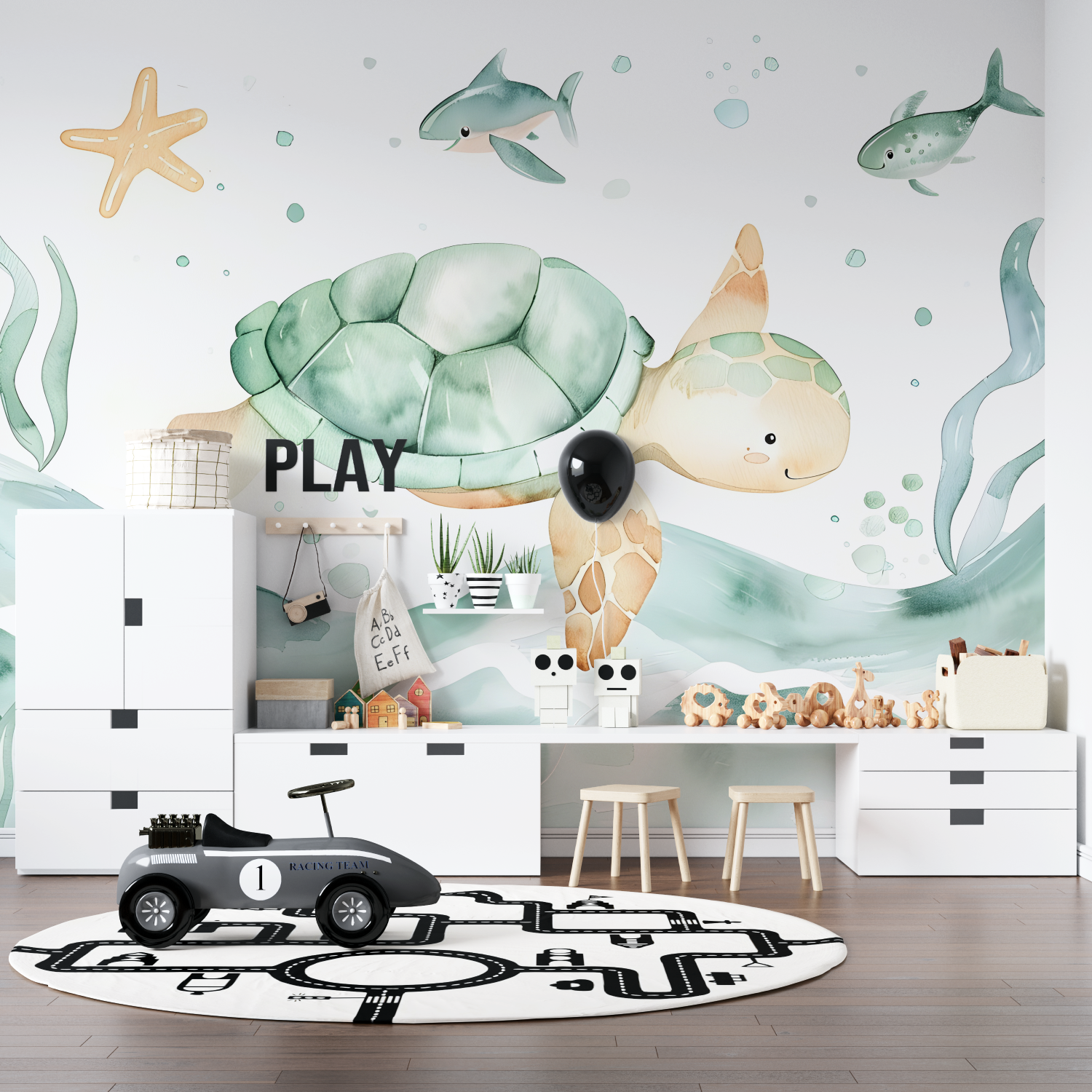 Turtle Kids Wallpaper | Murals Wallpaper