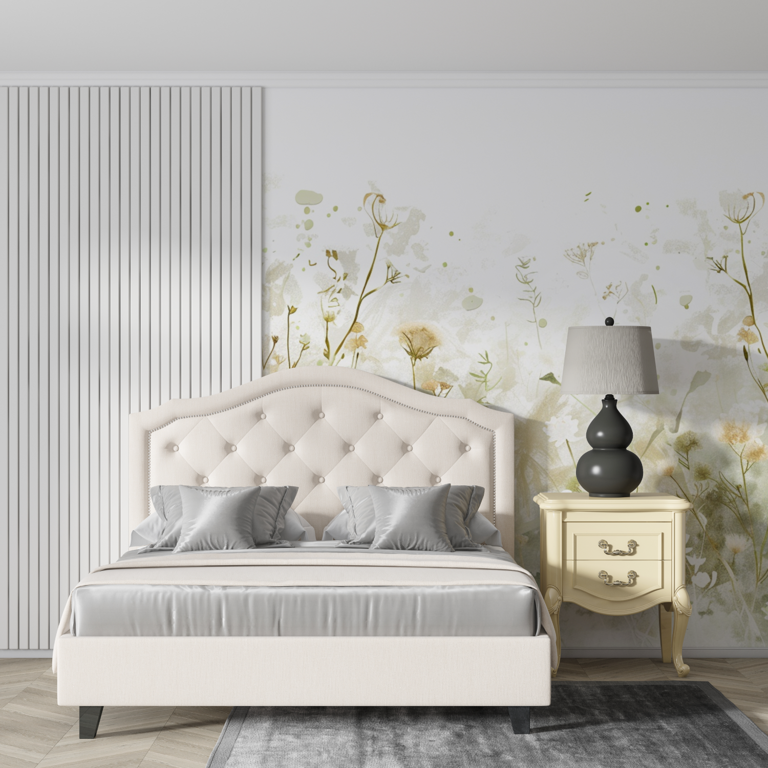 Watercolor Flowers Wallpaper | Murals Wallpaper