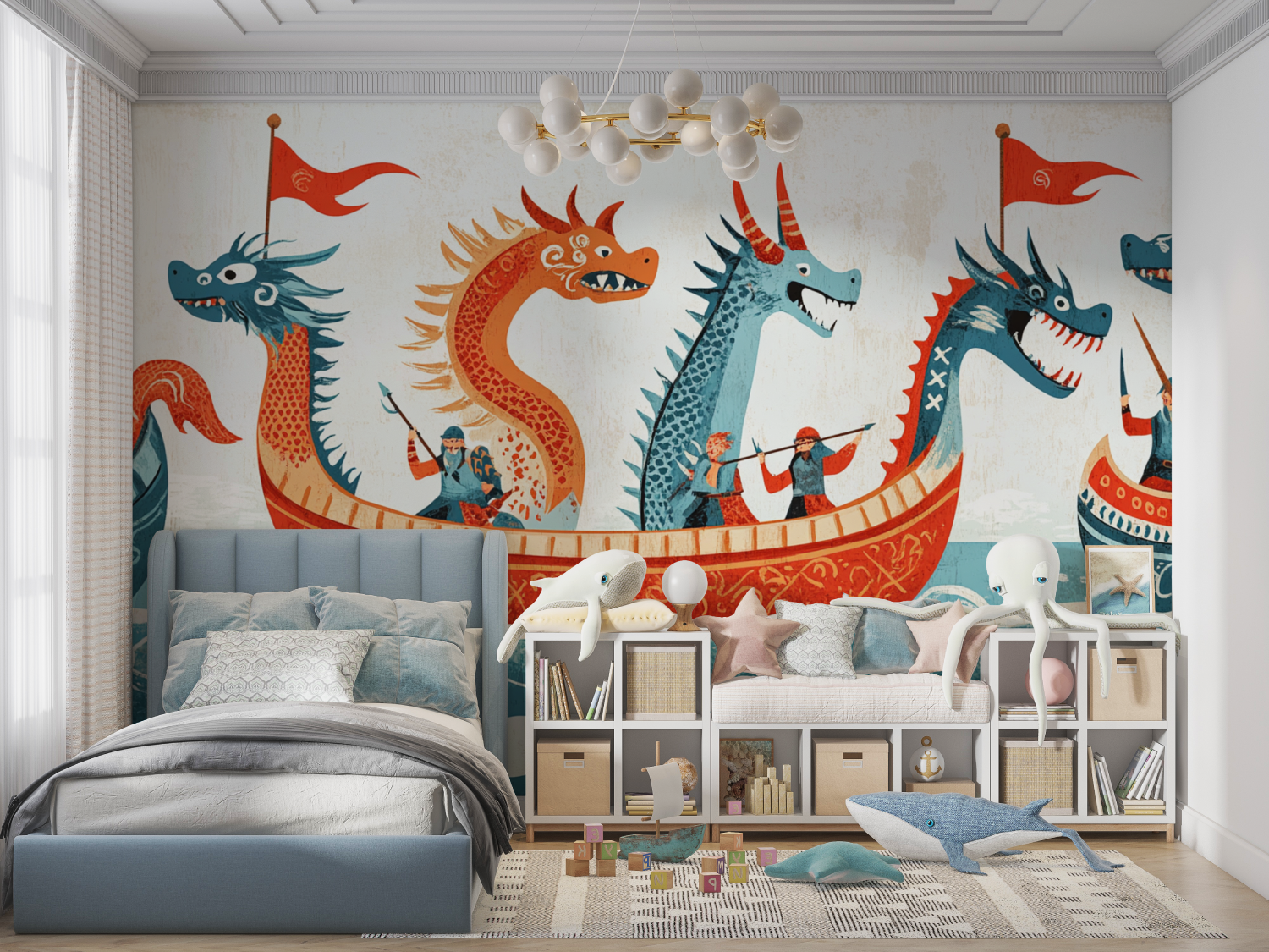 Classic Marine Viking Boy Wallpaper | Murals Wallpaper