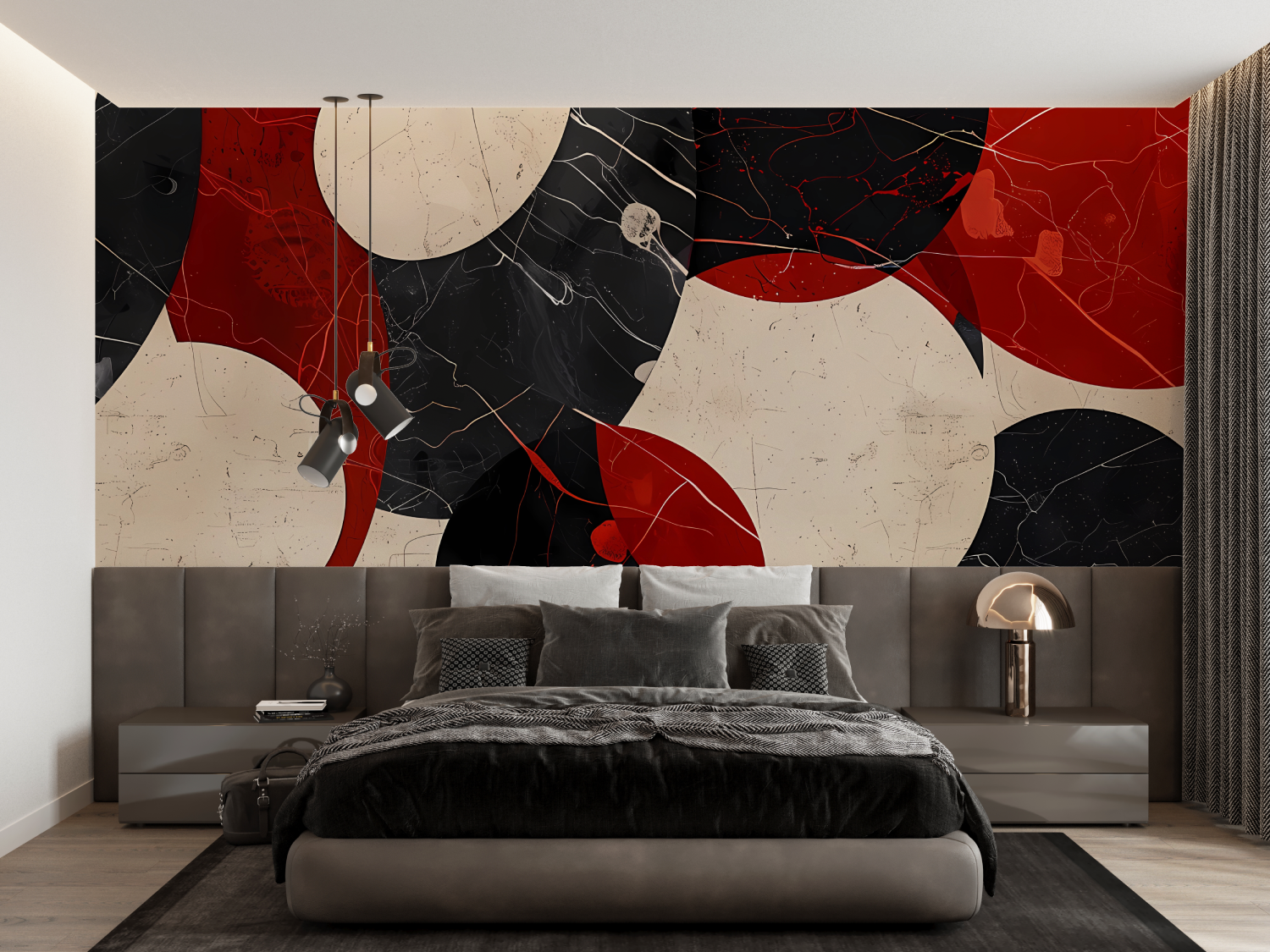 Red Black Wallpaper | Murals Wallpaper