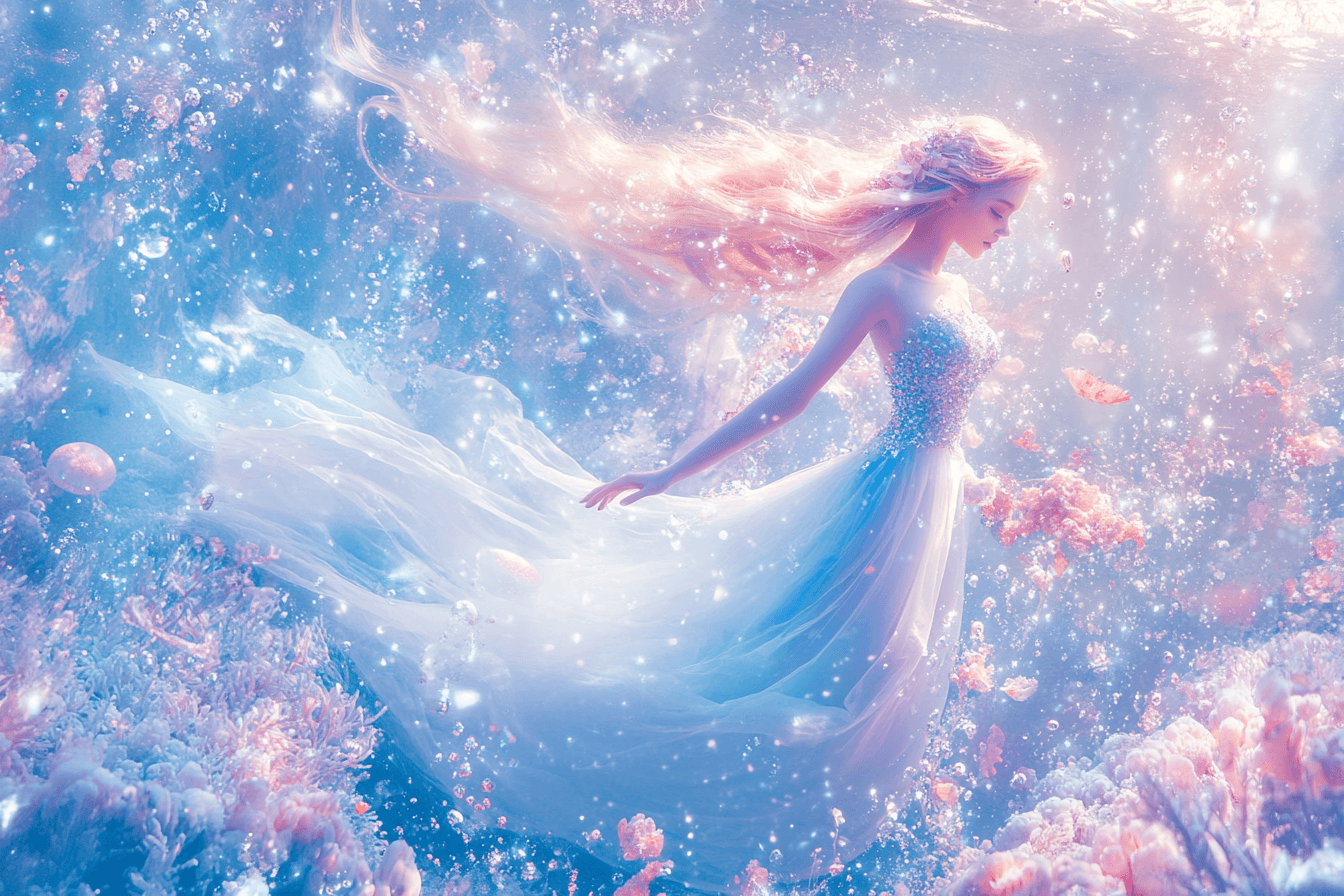 Wonderful Mermaid Wallpaper | Murals Wallpaper