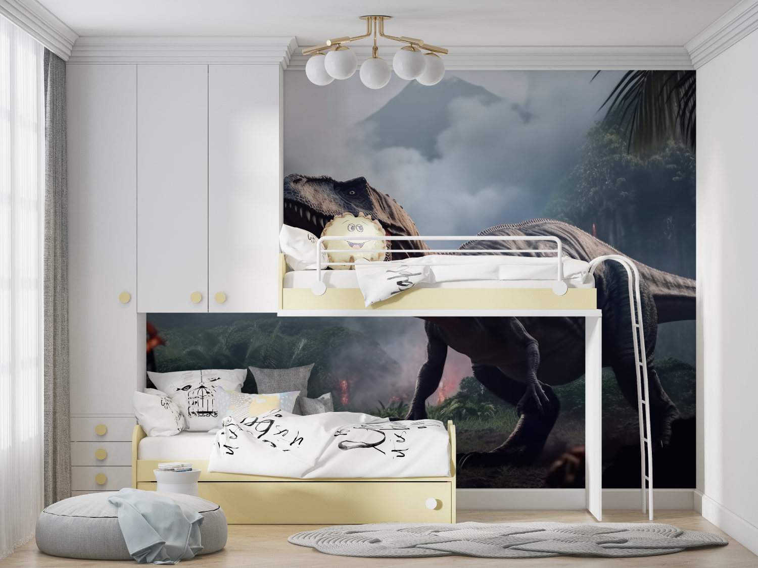 Angry Dinosaur Wallpaper | Murals Wallpaper