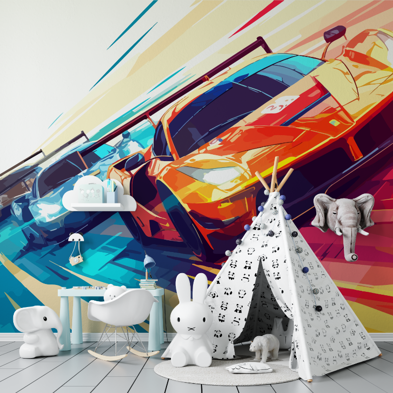 Racing Car Wallpaper | Murals Wallpaper