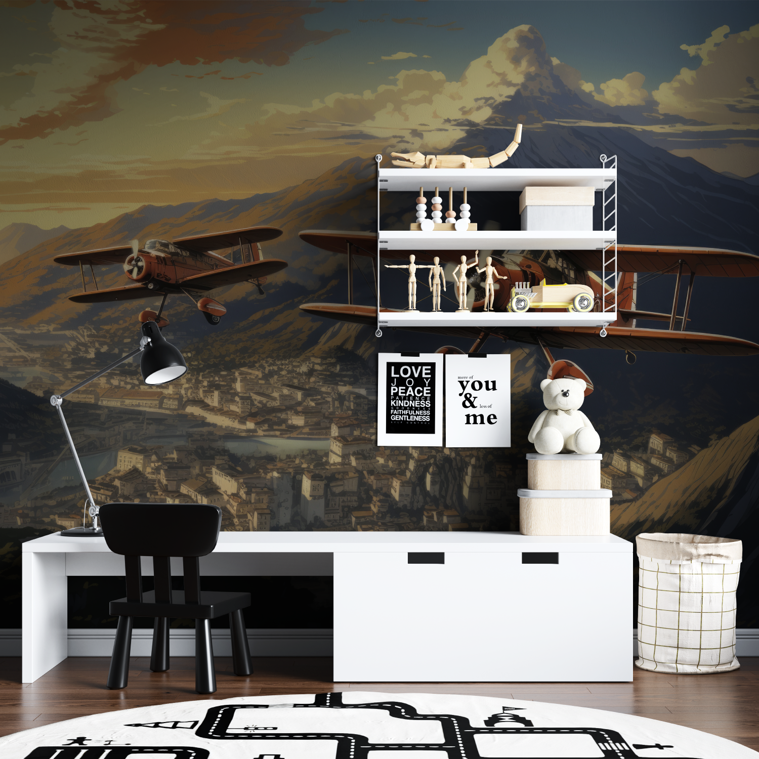 Adventure Plane Wallpaper | Murals Wallpaper