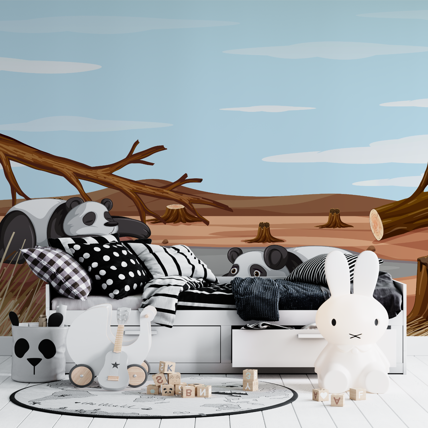 Children's Forest Design Wallpaper | Murals Wallpaper