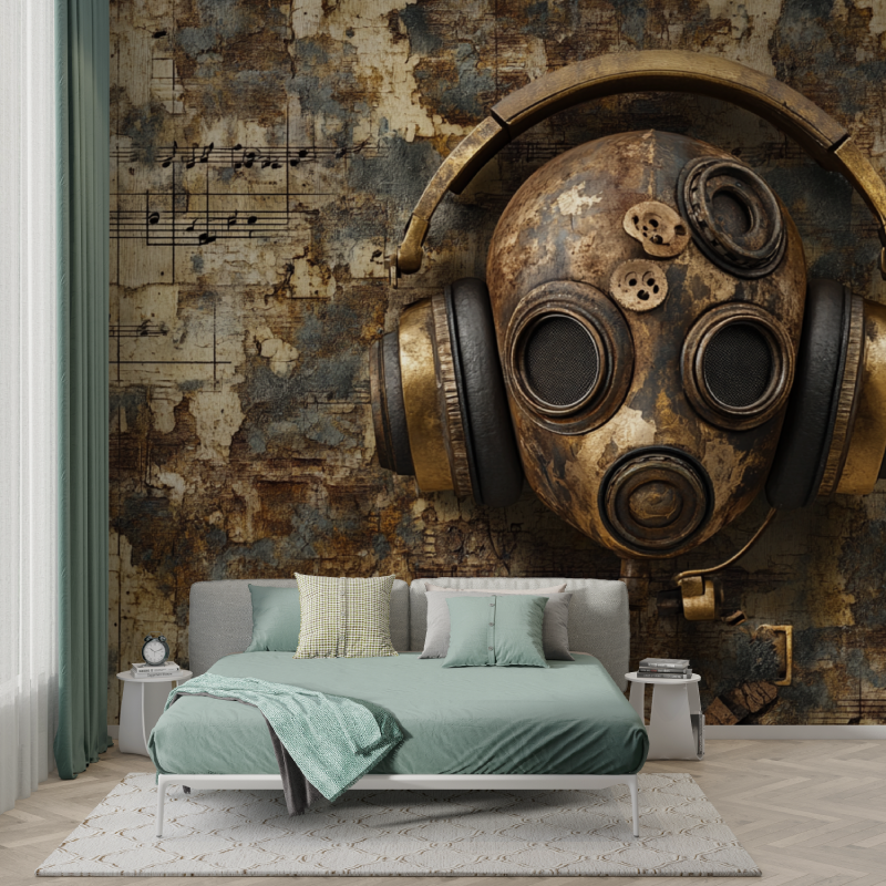 Steampunk-Tapete | Wandbildtapete