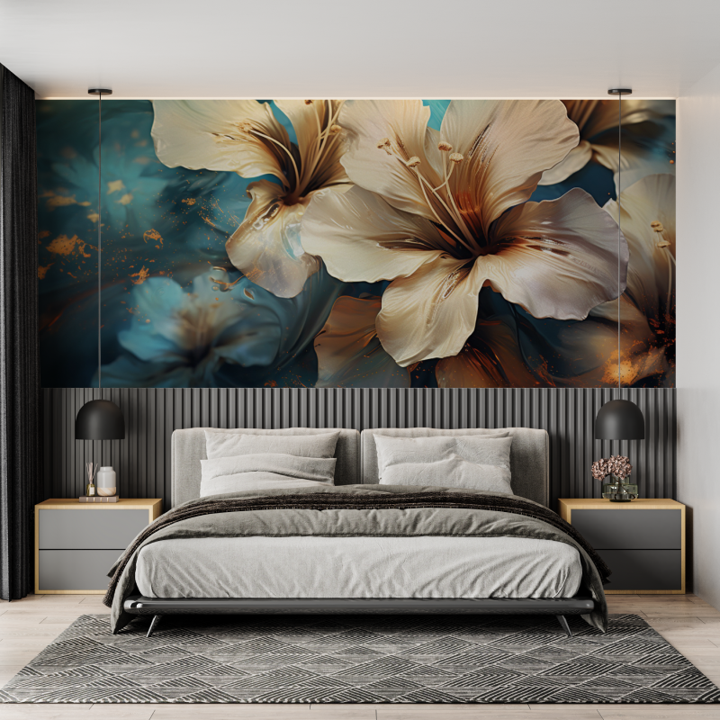 Watercolor Floral Wallpaper | Murals Wallpaper
