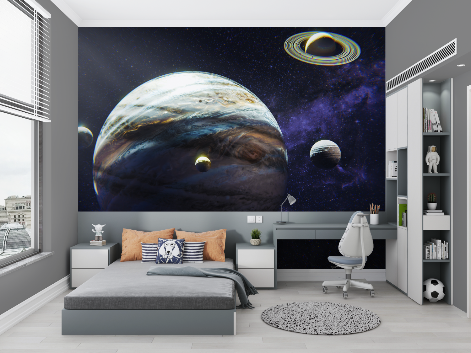 Space Theme Wallpaper | Murals Wallpaper