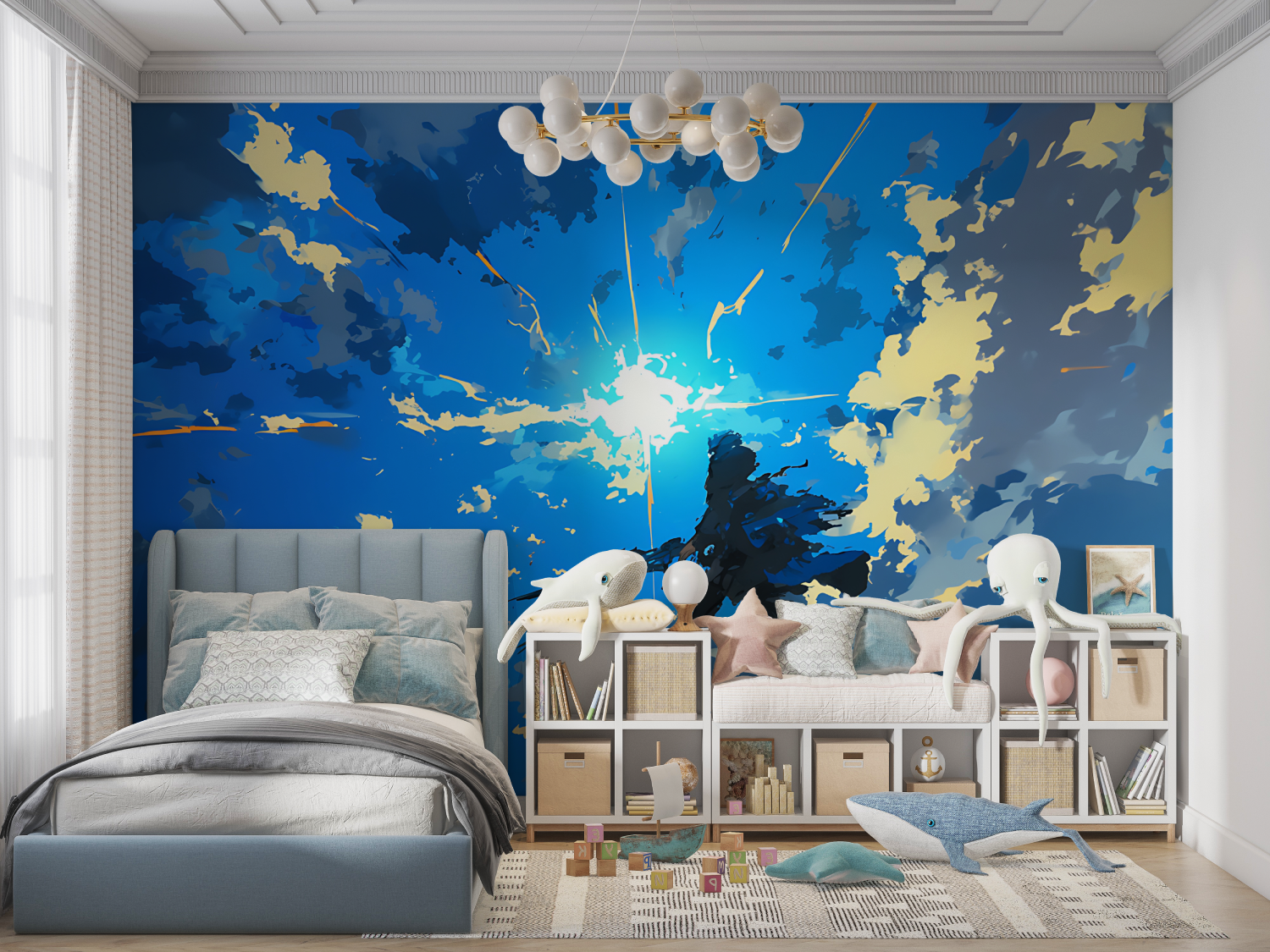 Magische Aufstiegstapete | Wandbildtapete