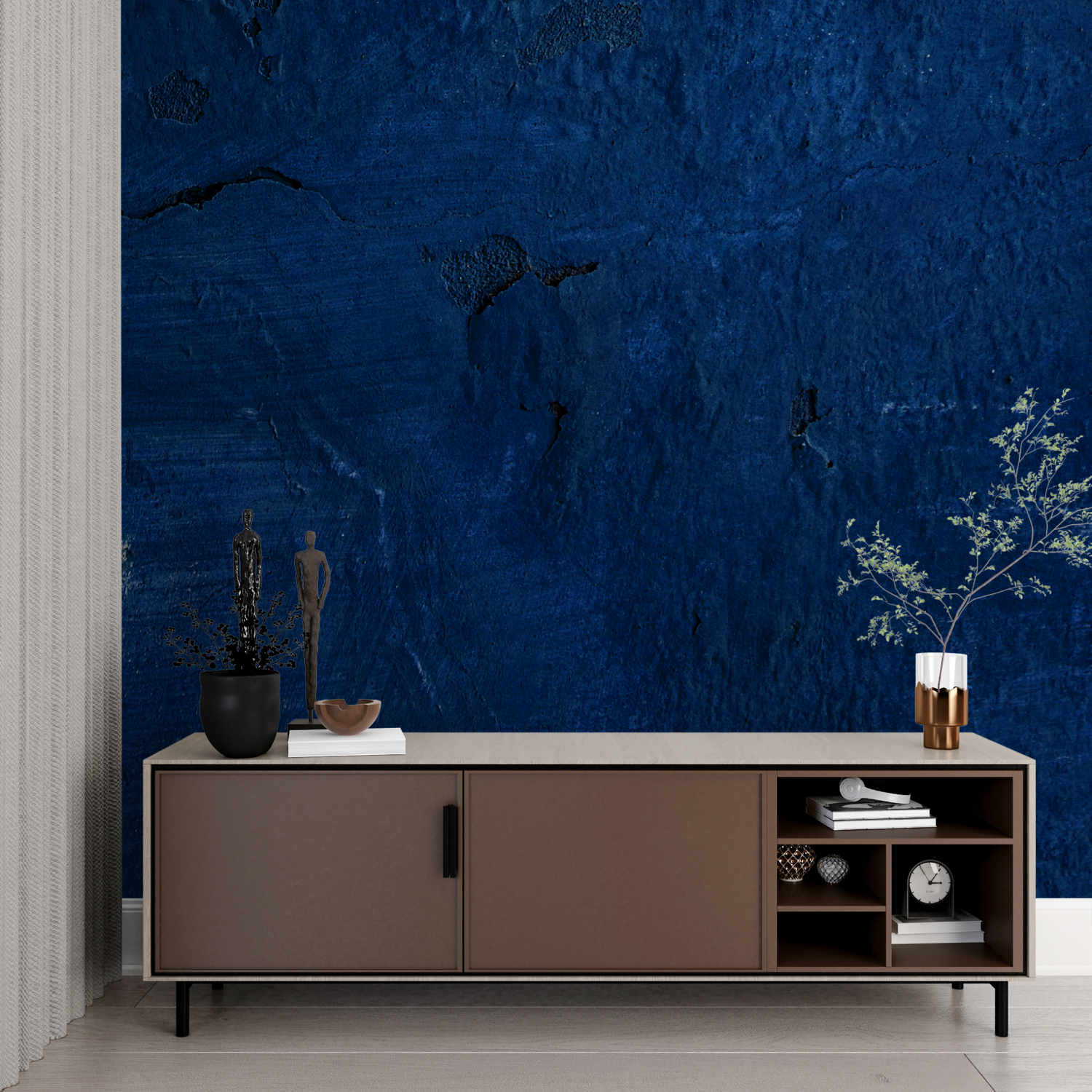 Royal Blue Wallpaper | Murals Wallpaper