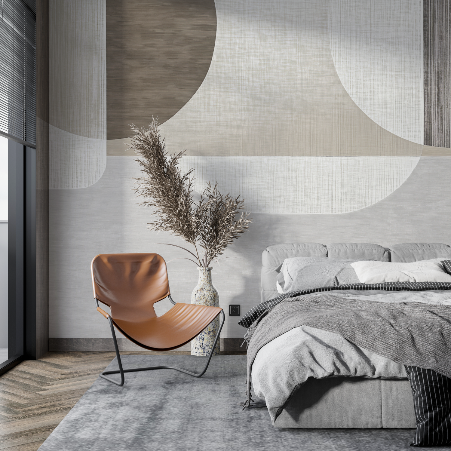 Gray Beige Wallpaper | Murals Wallpaper