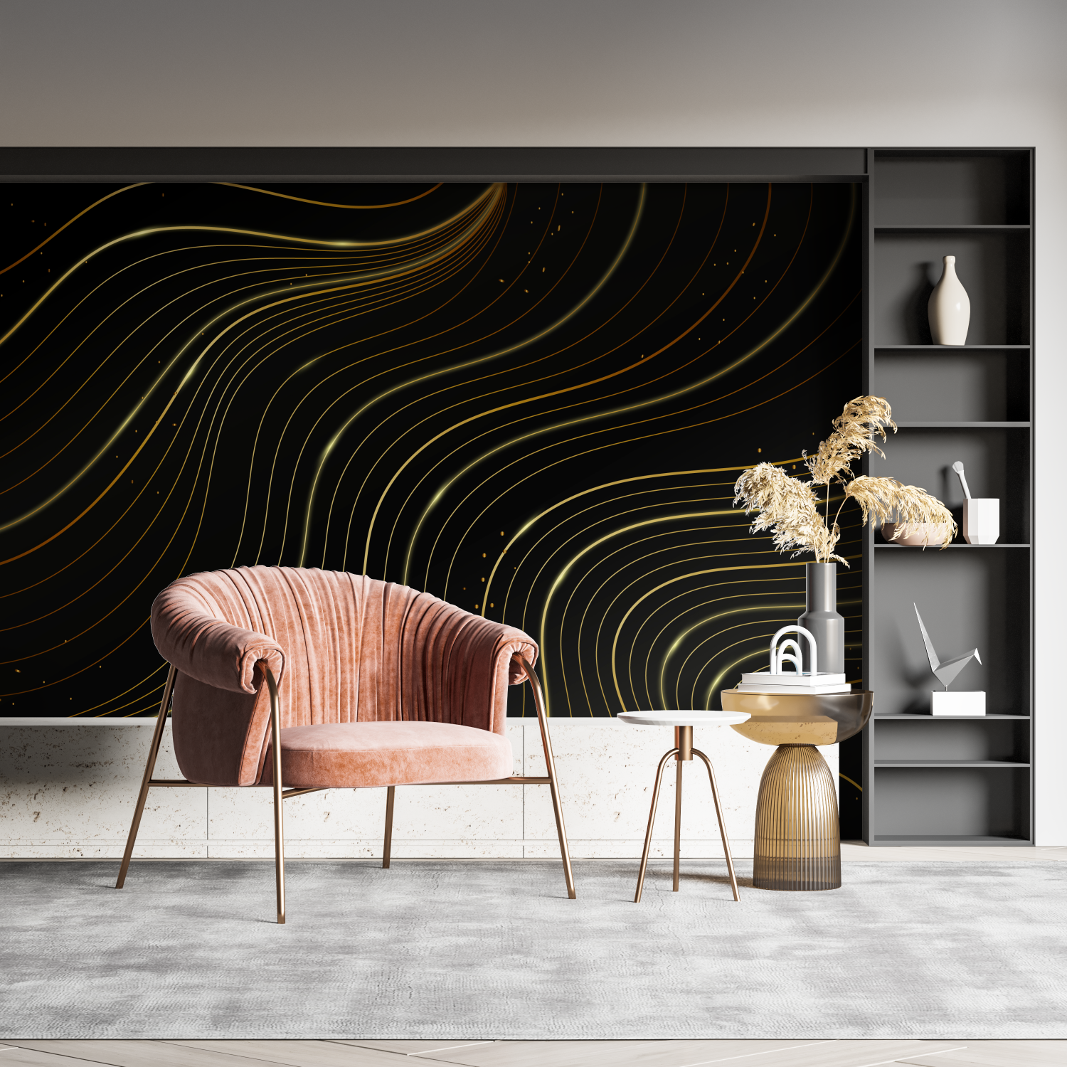 Black Gold Wallpaper | Murals Wallpaper