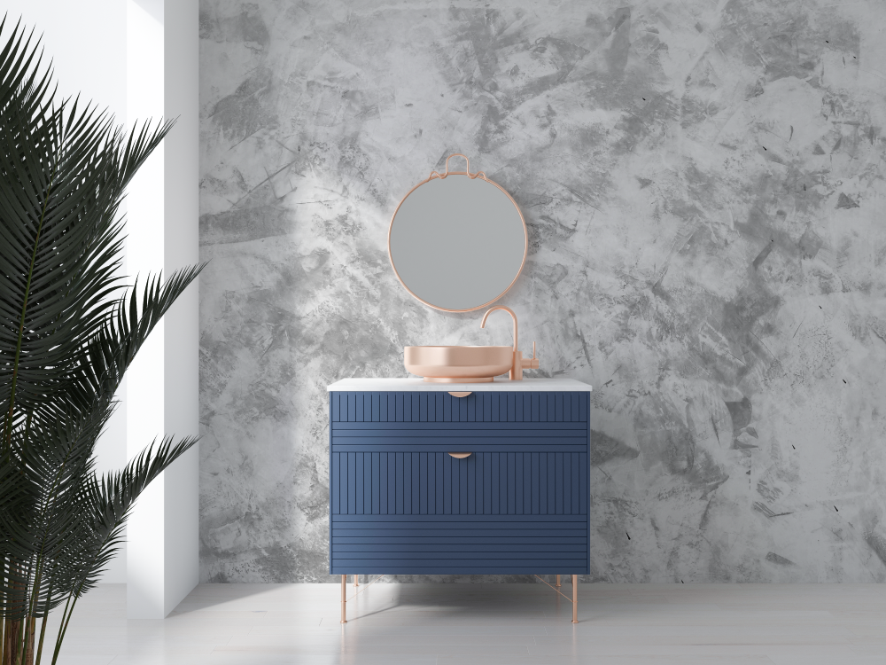 Graue Badezimmer Tapete | Wandbilder Tapete