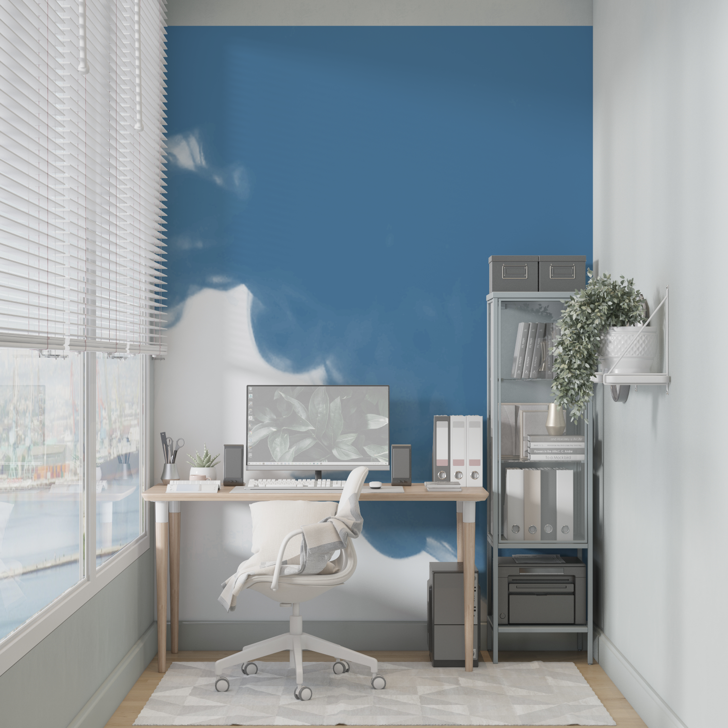 Blue Wallpaper Mural | Murals Wallpaper