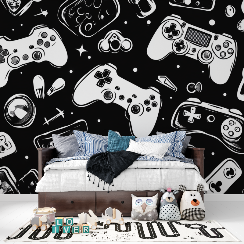 Game Control Pattern Wallpaper | Murals Wallpaper