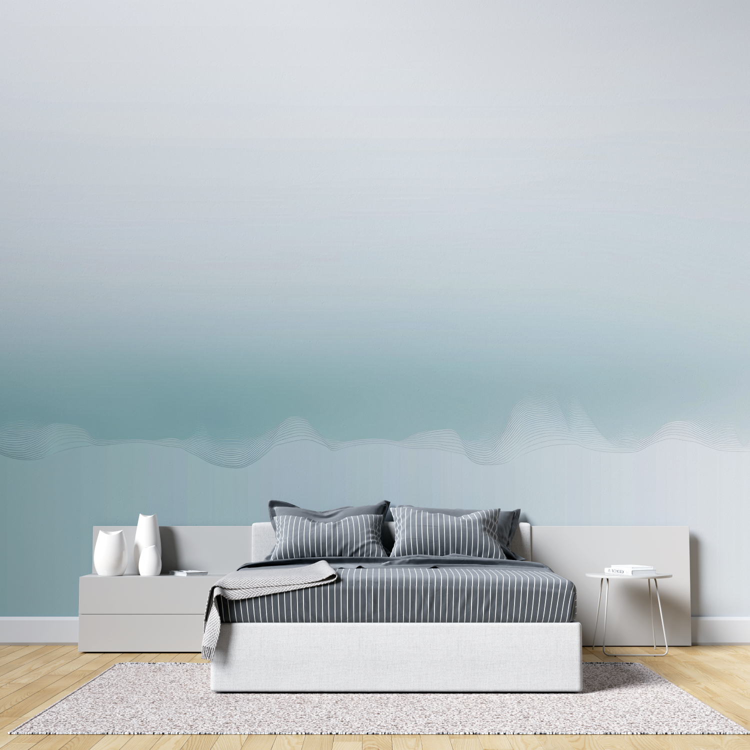 Calming Watercolor Ombre Wallpaper | Murals Wallpaper