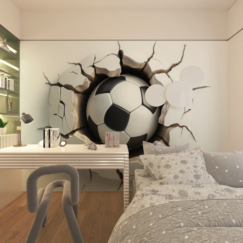 3D Football Wallpaper | Murals Wallpaper