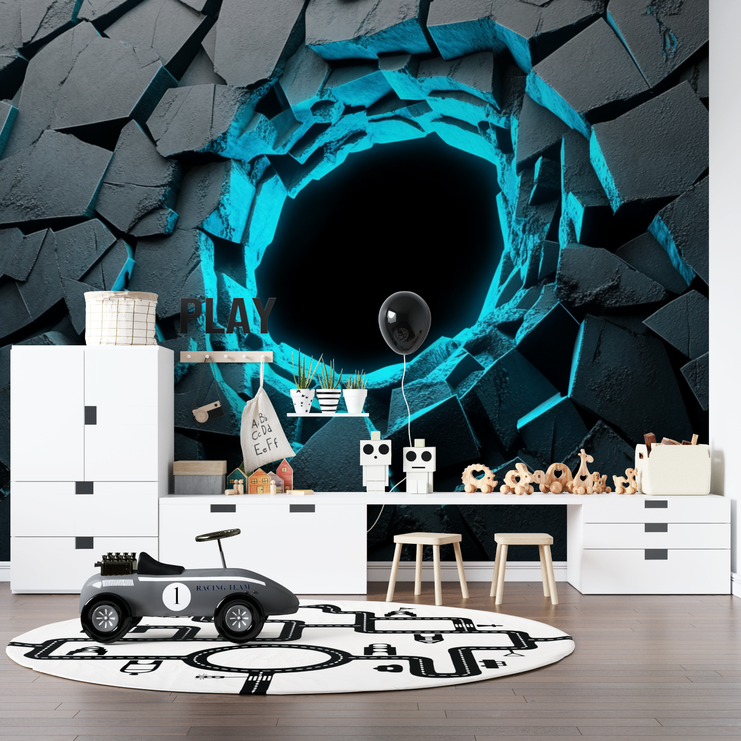 Neon Gaming Wallpaper | Murals Wallpaper