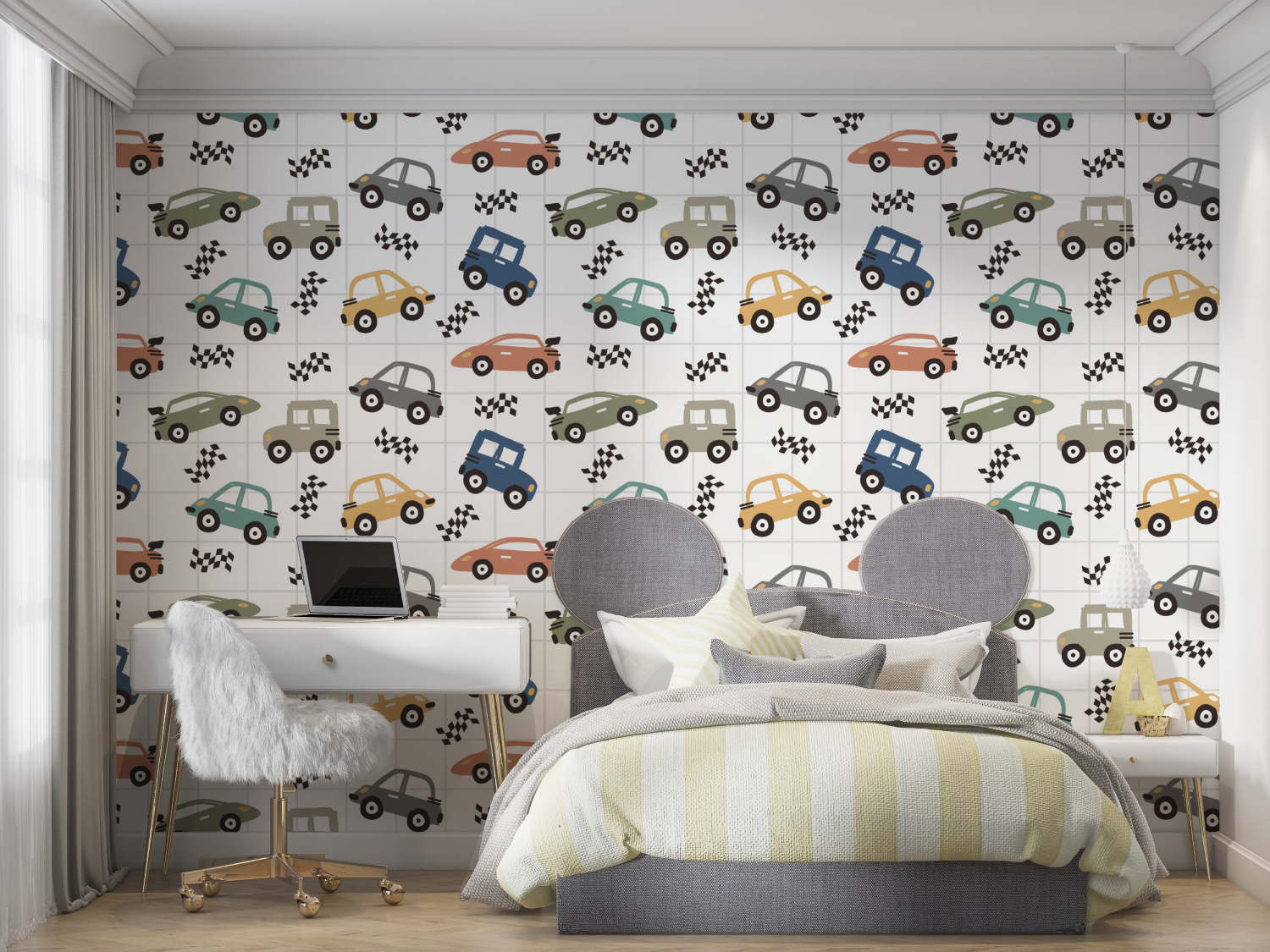 Kids' Small Cars Wallpaper | Murals Wallpaper