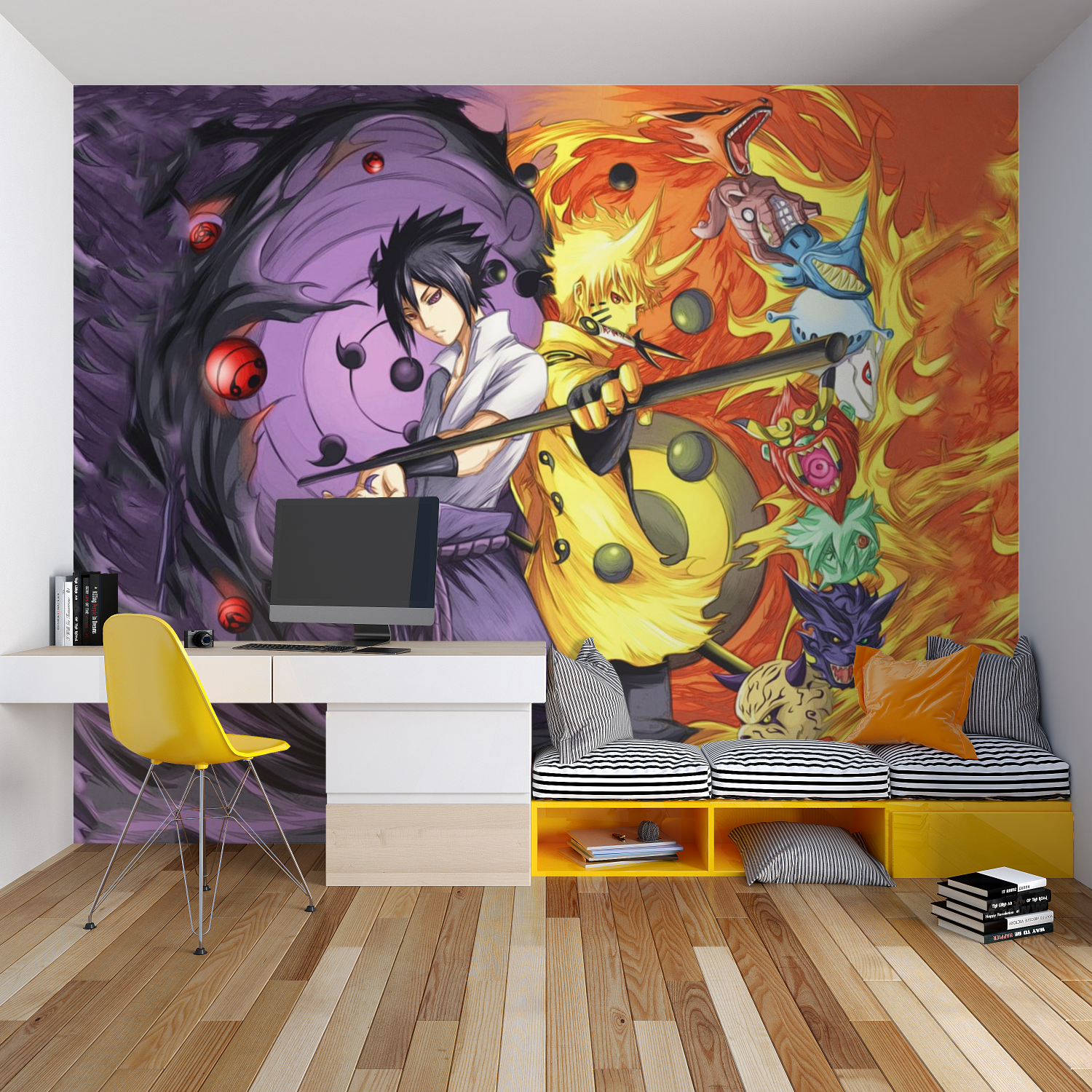 Naruto and Sasuke Wallpaper | Murals Wallpaper