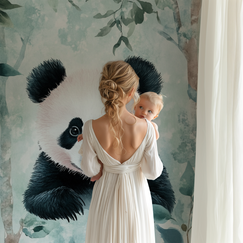 Zauberwald Panda Tapete | Murals Tapete
