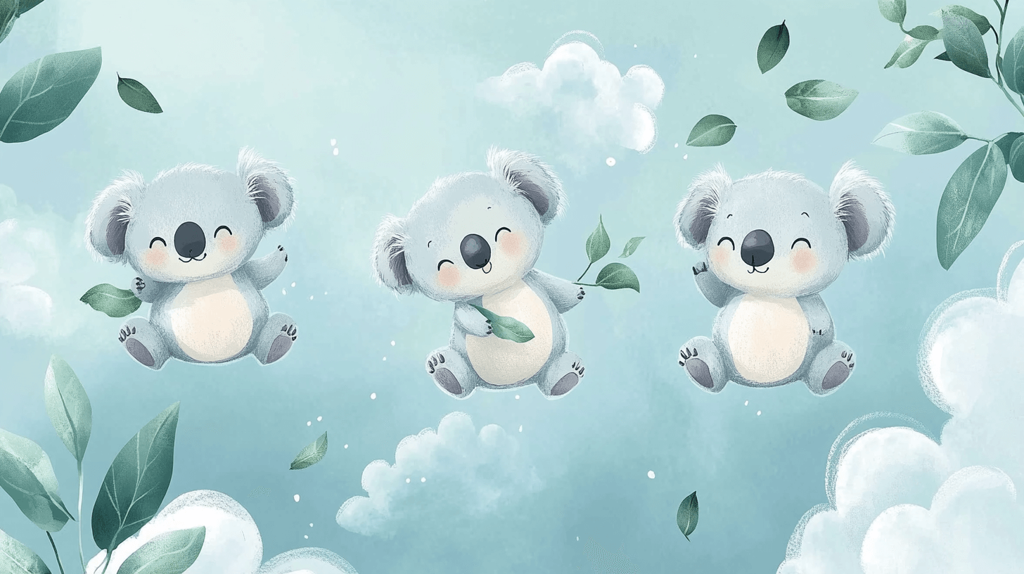 Koala Wallpaper in a Breath of Air | Murals Wallpaper